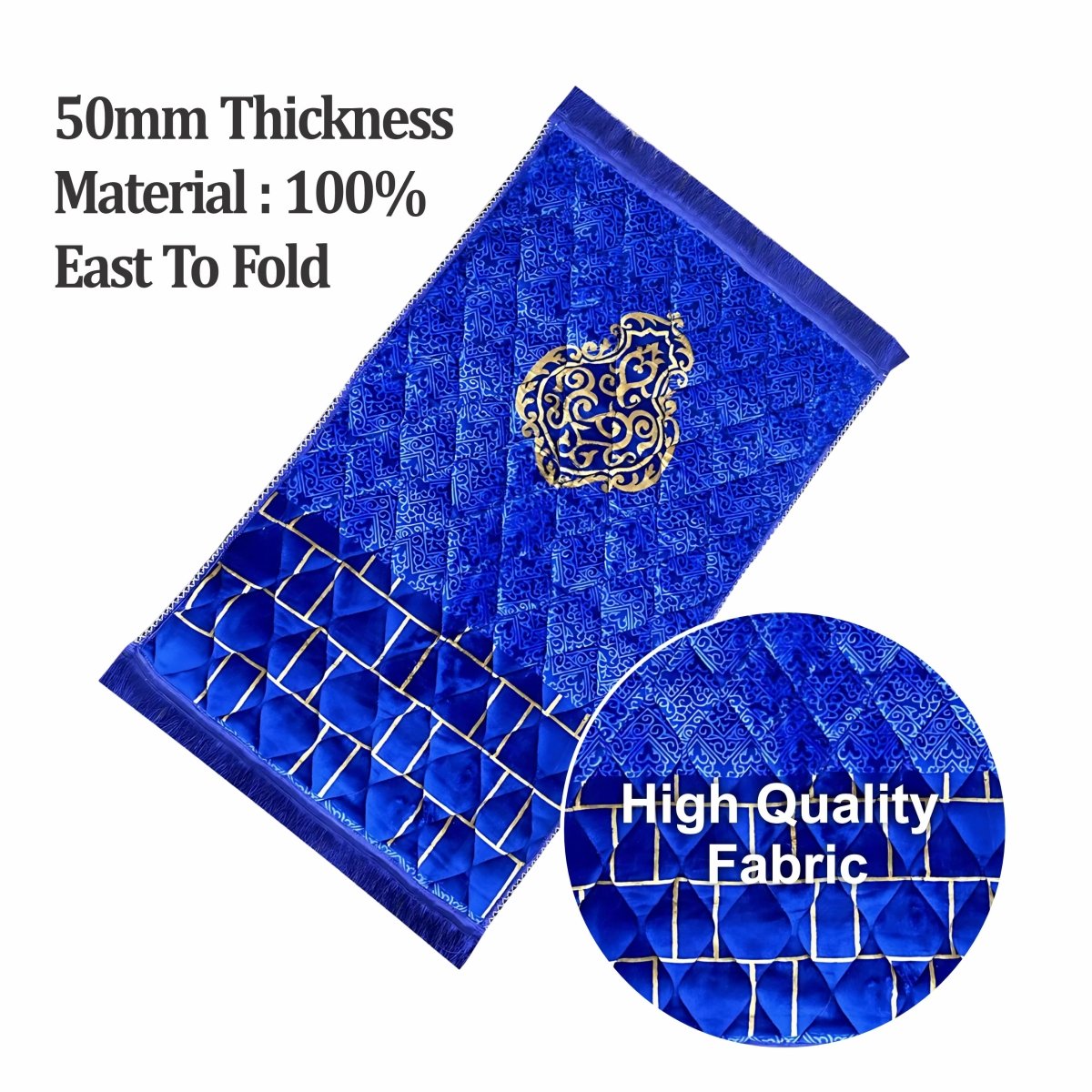 Luxury large Size Padded Prayer Rug – Premium Comfort & Elegant Design ...